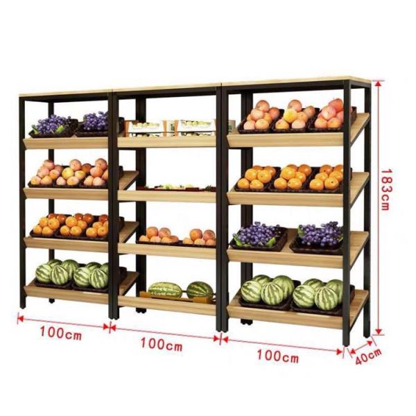 Regular Size Supermarket Display Stand Miniso Stand Shelves Can Storage Customer Color
