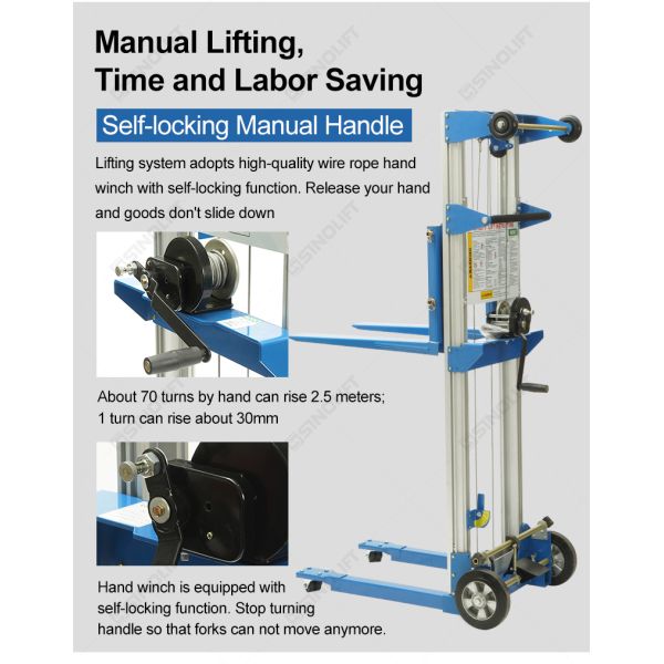 Estabilizador manual de cabrestantes de la serie WFH