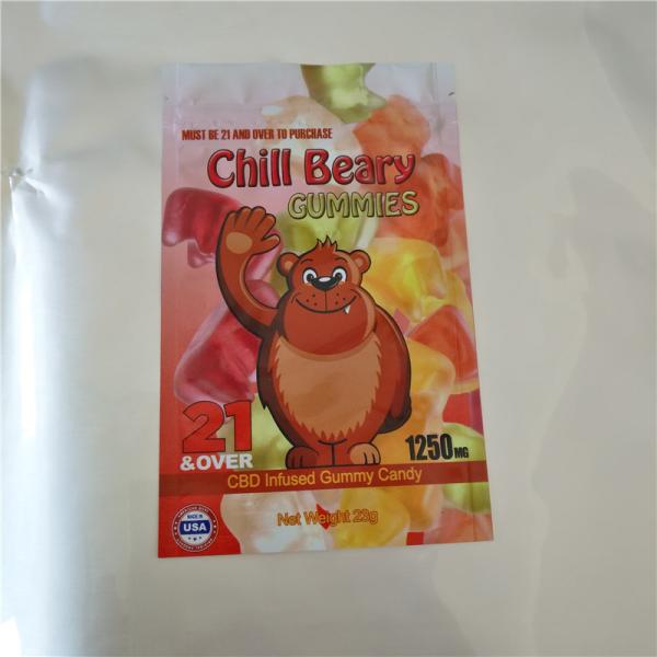 Мешки камедеобразного медведя конфеты семян пеньки КБД ТХК настоянные Эдитале пластиковые упаковывая Ресеалабле саше Зиплок Мылай