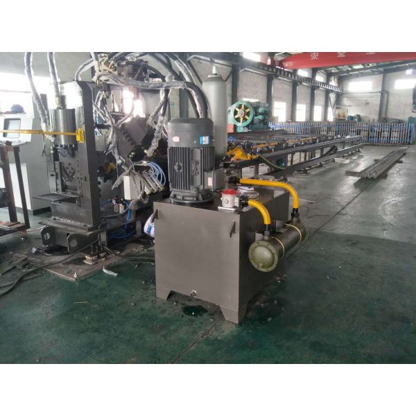 3-In-1 CNC Steel Punching Processing Line For Angle Steel Flat Bar Channel Steel 3 Punches Per Side