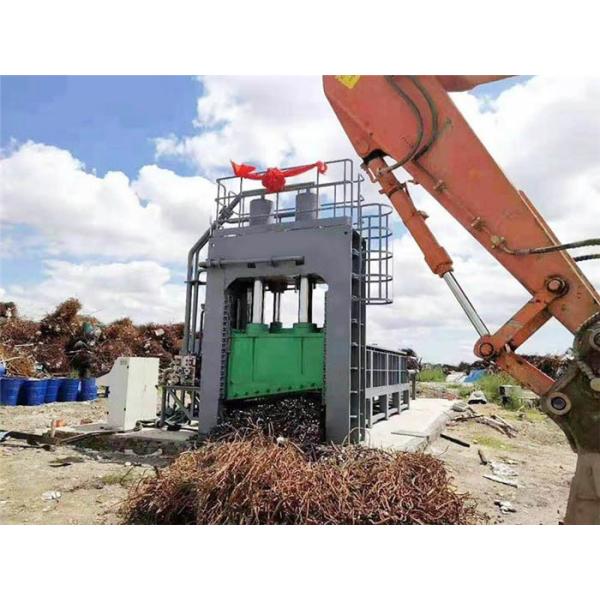 45kw Hydraulic Gantry Metal Shear Machine Iron Steel Cutting Customizable