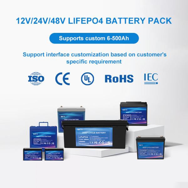 Wholesale BAKTH-32700-4S2P 12.8V 12Ah LiFePO4 Battery Lithium Ion Battery Pack for Electric Bicycles