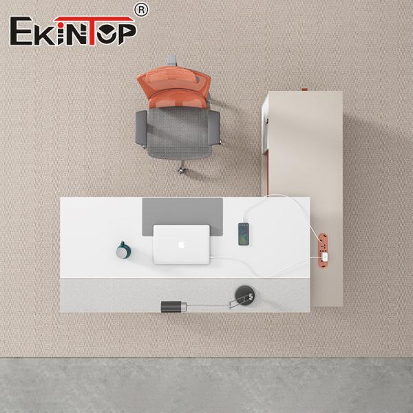 Современный стиль МДФ Материал L Форма Акация Деревянный стол Исполнительный офисный стол