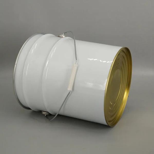Leak Proof Iron Metal Paint Bucket With Lid 15L  Paint Pail With Lid
