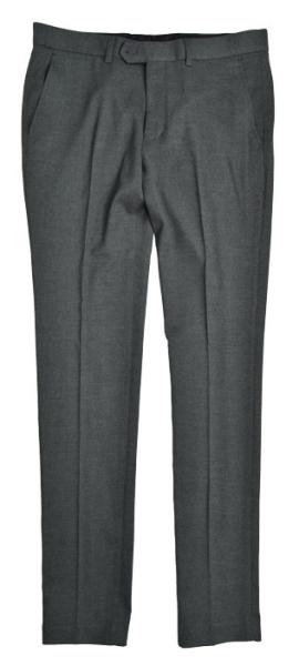 Custom Fashion Mens 3 Pieces Suit , Business Slim Fit Suit Dark Grey Wedding