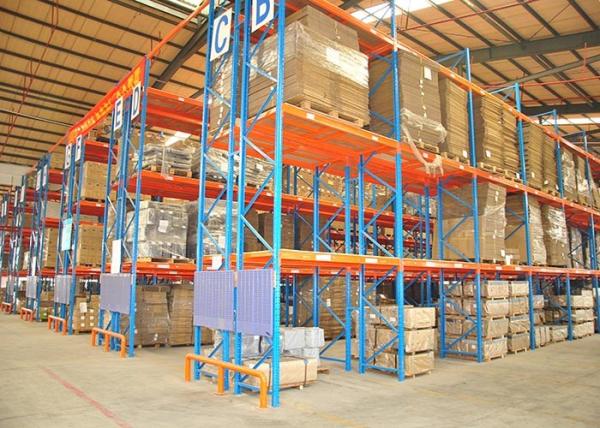 supports en acier industriels du stockage 1,500kg/Pallet, unité résistante de rayonnage de palette d'entrepôt