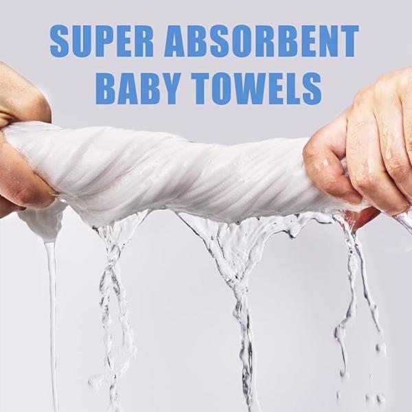 Ultra Soft Breathable Newborn Hooded Bath Towel Infant Towel Set