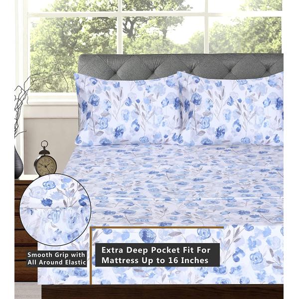 133x72 Ткань 100% хлопчатобумажные постельные простыни 4 шт.