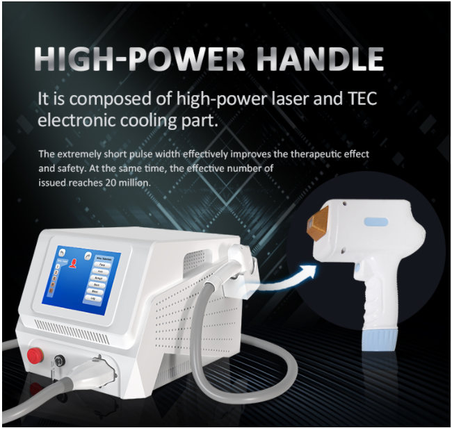 Portable 3 Waves 755 808 1064nm Diode Laser Hair Removal Machine For Home Beauty Salon Use