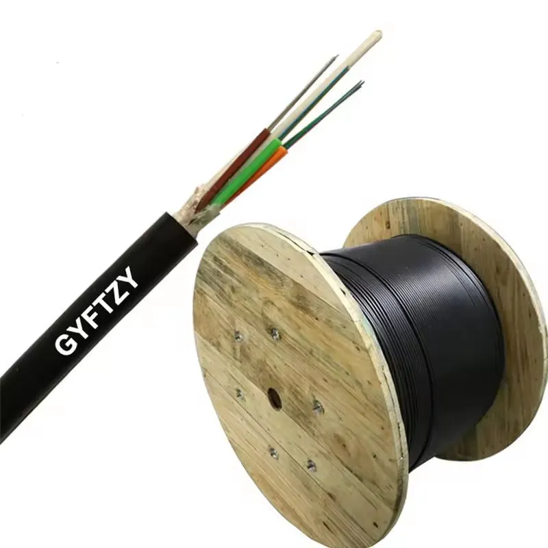 Non Armored Stranded Outdoor Fiber Optic Cable Loose Tube Flame Retardant FRP Gyftzy