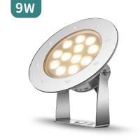 l'eau du fond LED de 9W 850LM 6500K met en lumière SS316L blanc chaud DC24V