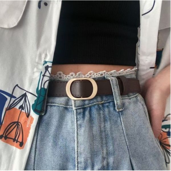Korean Style Belt，No-Hole Women's Belt，Minimalist Stretch Belt，Versatile Waist Belt，Fashion Belt for Jeans，Work to Weekend Belt，Waist Cincher for Skirts