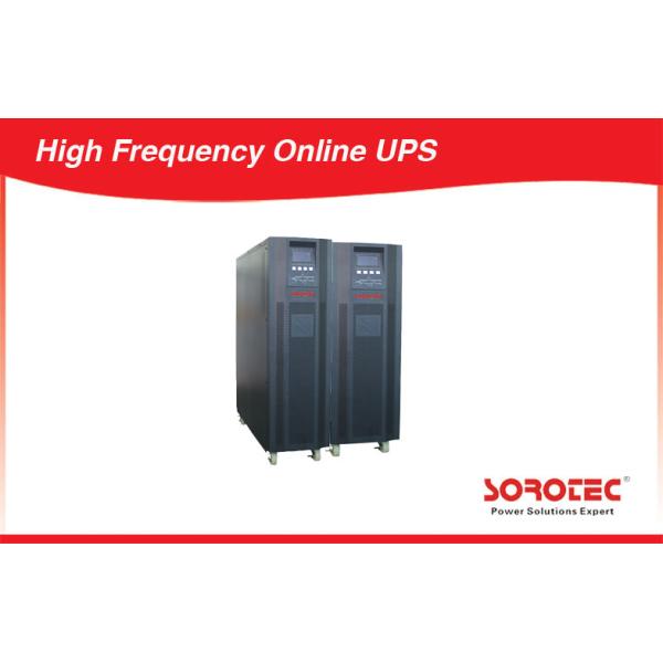 Large Capacity High Frequency Online UPS Power Supply with 12V 9ah Battery , Three Phase