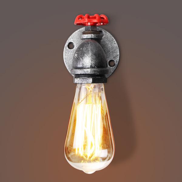 Vintage Retro Rustic Water pipe wall light for Dining room Bar Coffee Shop (WH-VR-02）
