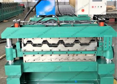 rolo da dupla camada de 7.5m que forma a folha do telhado do metal da máquina 10kw que faz a máquina
