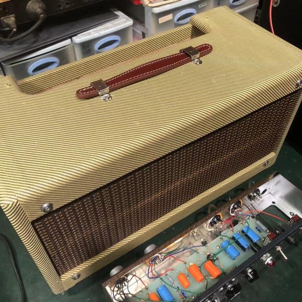 2025 Tweedle Dee Deluxe 5E3 Classic Dumble Style Mods Tweed Head, Pure Handed with Eyelet Board, 6V6GT*2, 12AX7*2, 5Y3GT*1, Grand Amplifier, Accept Amp OEM
