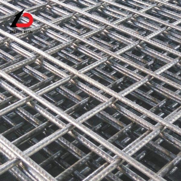 Galvanzied Z40 7.6mm 8mm 10mm 12mm Rebar Steel Deformed Mesh Concrete Reinforcing Welded Rebar/Wire Mesh 200X200mm