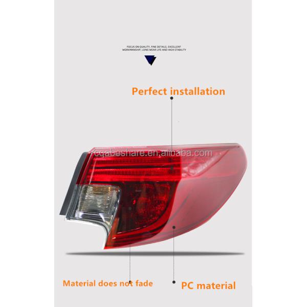 Luzes traseiras vermelhas para carros Toyota 2006-2015 Reiz Mark X Luz traseira LED Luz traseira