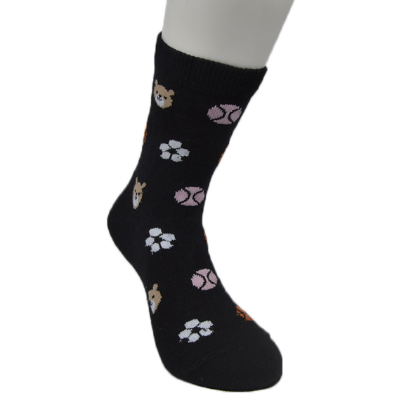 Colorful Cotton Organic Mens Sports Socks , Jacquard Fabric Sports Team Socks