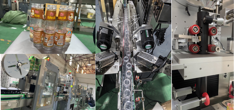 600ml PET Bottle Sleeve Machine Shrink Sleeve Packaging Machine For Food Beverage
