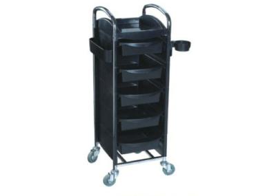 Hair Cutting Salon Rolling Cart With Sliding Drawer , Salon Storage Cart