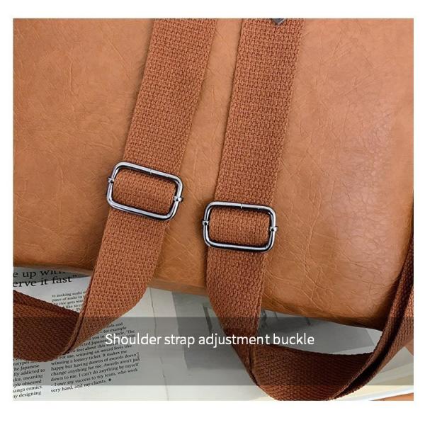 Waterproof Computer Laptop 2way Backpack for Girls Bange Bag Custom PU Leather