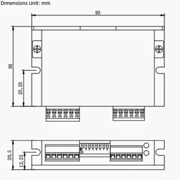 P430 DM430 Open Loop 2 Phase Pulse 3A Nema17 motor 42 Stepper Motor Driver For CNC Machine