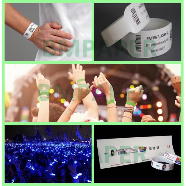 Papel sintético de revestimiento térmico de 120 gramos para pulsera médica 20cm x 500m