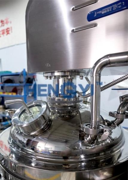Stainless Steel Hydraulic Lift Vacuum Emulsifying Mixer Machine 50L