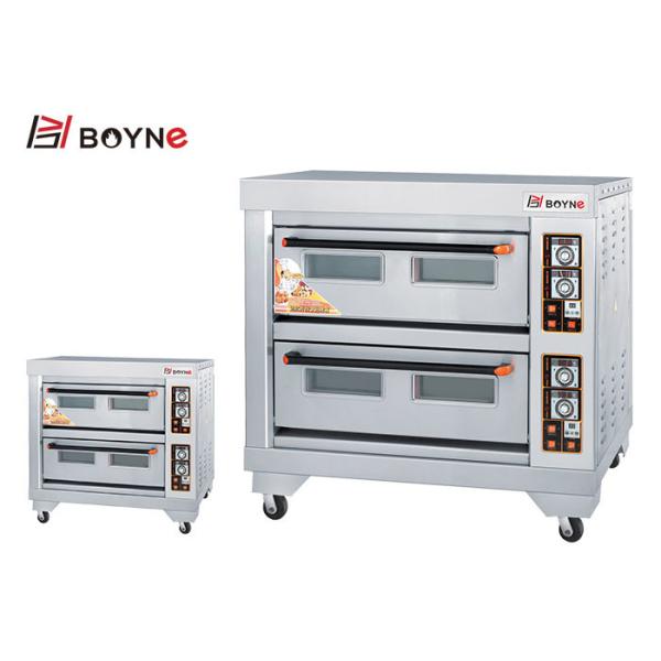 Высокотемпературная хлебная печь подносов палубы 4 нержавеющей стали 2 печи палубы пекарни