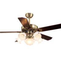 vente en gros, fabricant, usine, lot, sur mesure, personnalisé, Rétro européen Vintage Maison Fantaisie Décoratif Dc Moteur Silencieux Ventilateur de Plafond Led Avec Lumière Télécommande
