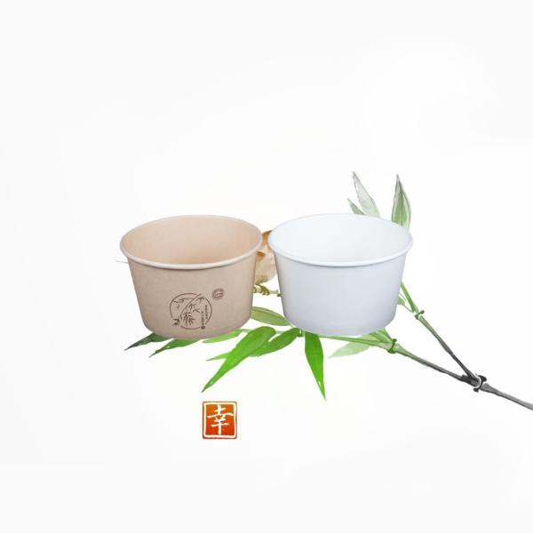 Food Grade Takeout Food Container Paper Bowl Customization and Bicolor Customization