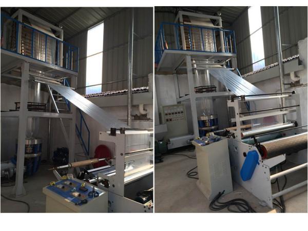 PE Plastic Rotary Die Head blown film equipment With Double Winder