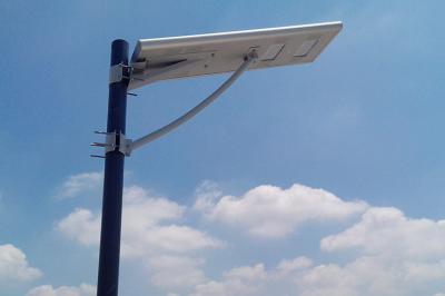 Save Energy White Light Outdoor Solar Street Lamps 60W With Back Of Solar Panel