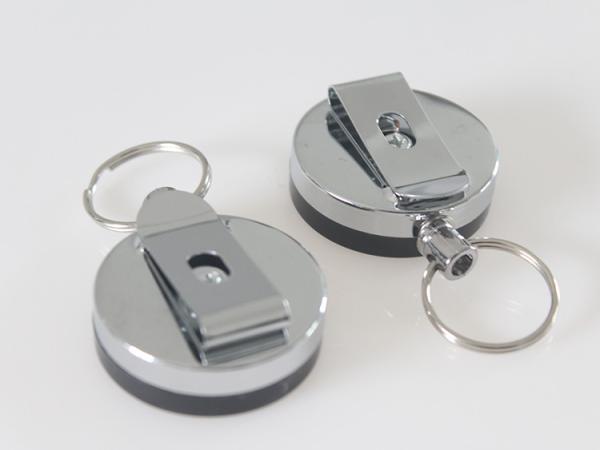 Deyi Custom Logo 40mm Badge Reel with Keychain Badge Clip Retractable Rope for Doctor Nurse Office Staff