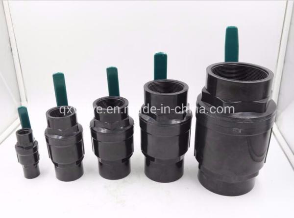 Manual Driving Mode QX11 1/2 to 4 Design Plastic Two Pieces Ball Valve