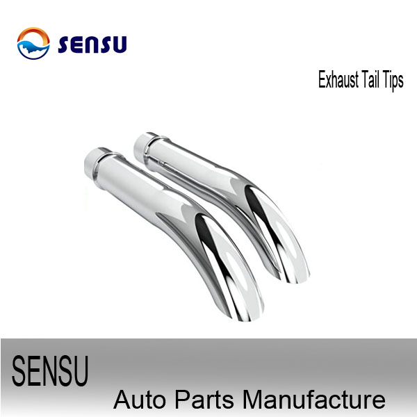 Small Resistance Car Muffler Tip Toyota Exhaust Tips Customizable Design