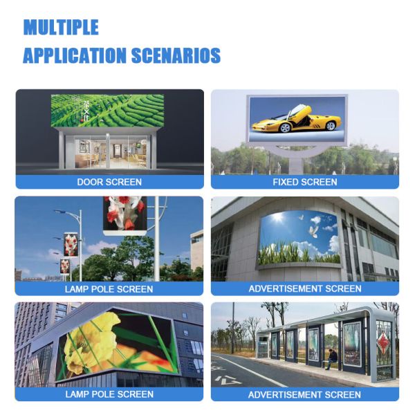 Outdoor Advertising Billboard P10 Video Wall Panel LED Large Screen Display Billboard