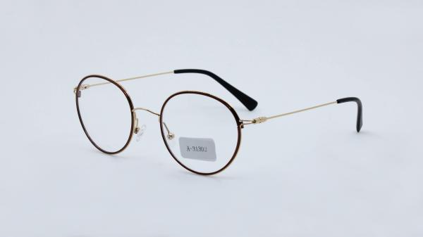 Metal Frame Round Eyeglasses Retro Metal Clear Lens Glasses Unisex eyewear Black Gold Silver Colors