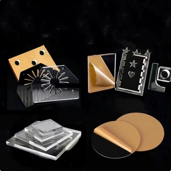Premium Material Solid Perspex Blocks OEM ODM For Display And Engraving