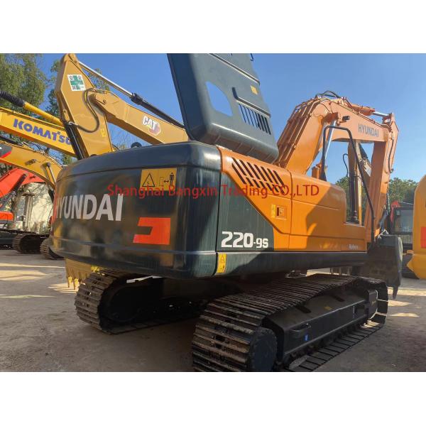 21000 KG Machine Weight 2020 Used Hyundai 220-9S Crawler Excavator for Construction