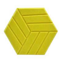 Plaque d'absorption acoustique en PET sûre, écologique, de niveau E1 de protection de l'environnement pour la santé et le bien-être
