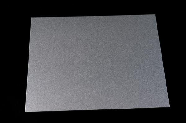 Grained Finish Card Lamination Steel Plate 1.0mm With Round Curved Corners MSP-GR