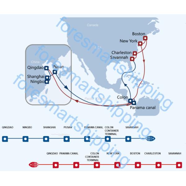 Boston North America Freight , 20ft 40ft Sea Container Shipping