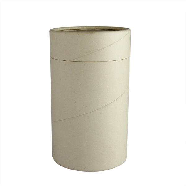 Tubo recicl do papel do cartão de Brown que empacota para o presente, o t-shirt e o chá