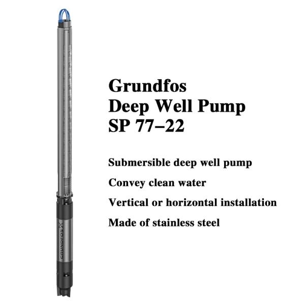 Grundfos Stainless Steel Submersible Pumps For Extracting Groundwater Domestic Use