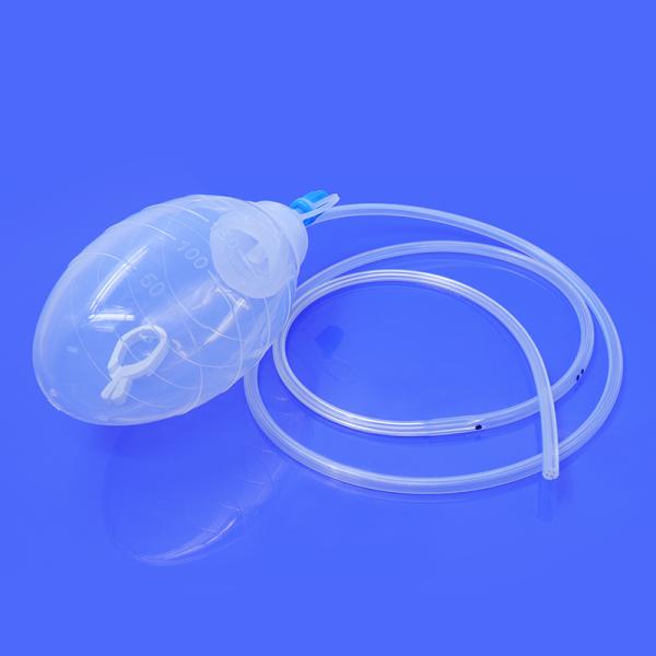 Disposable Two-Lumen Silicone Foley Catheter Medical Grade