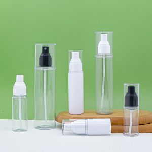 Food-Grade PET Plastic Spray Bottle with Fine Mist Spray Pump and Multi-Capacity Gradient for Cosmetic Packaging