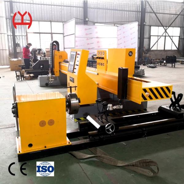 Heavy Duty Stainless Steel Pipe Cutting Machine 2-20mm Plasma Cutting Thickness