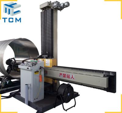 CNC Steel Vessels Automatic Metal Polishing Machine 380V For Interior Surface